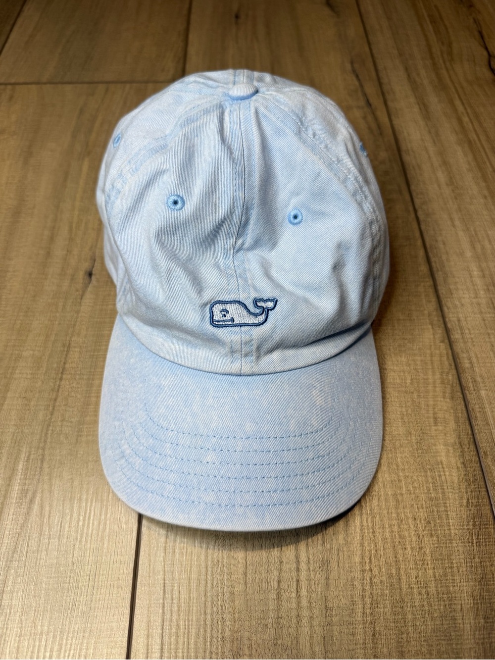 Vineyard Vines Kids Pale Blue Whale Cap